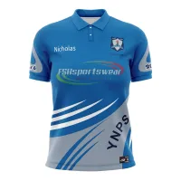 Custom Polo shirt T shirt with sublimation print with customer's size chart