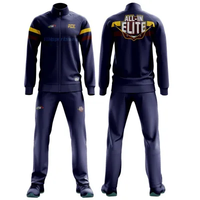 Custom Collegiate Basketball Full Zip Jackets and Pants sublimation print