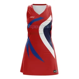 Wholesale sublimated netball uniform custom netball dress