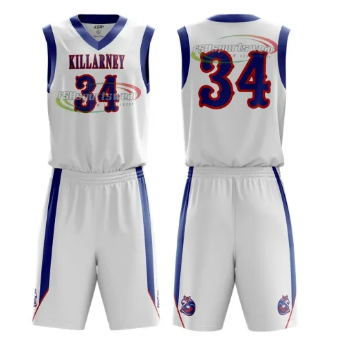 Custom basketball jersey sublimation printing basketball uniforms set 