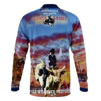 Custom sublimated Rodeo Societ polo shirts