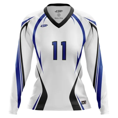 Buy Long Sleeve Volleyball Jersey Overall Sublimation Graphic