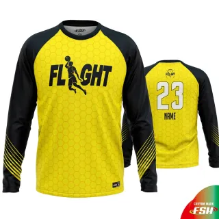 Custom basketball shooting shirt, FARMINGTON FLIGHT shooting shirt
