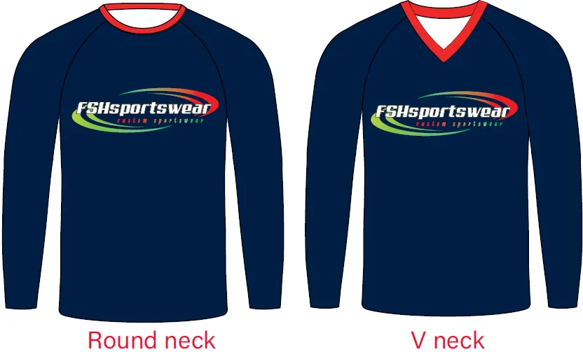 Round neck & V neck template for shooting shirt.png