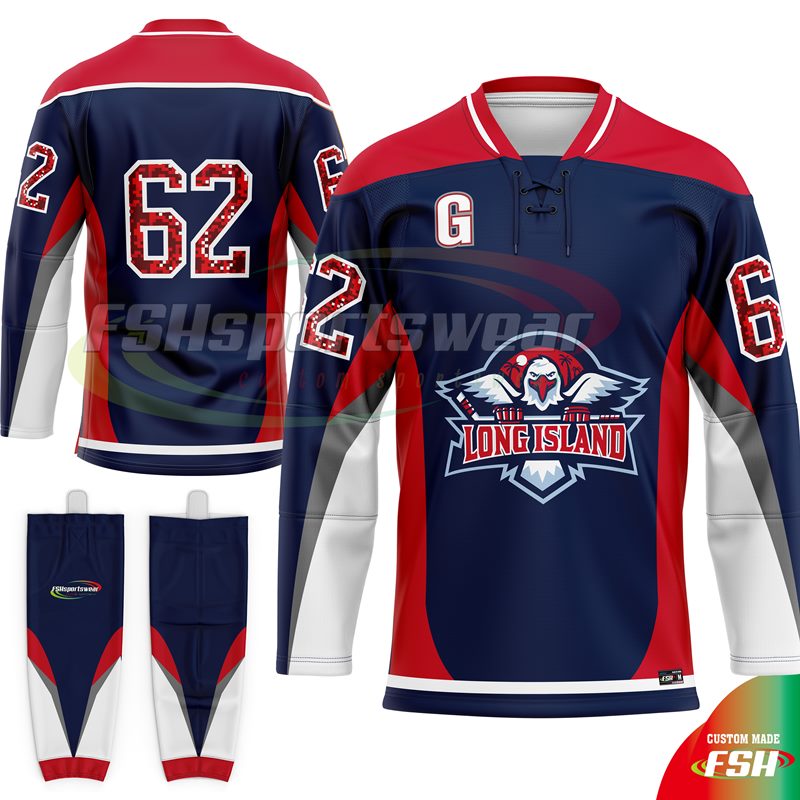 2023 High Quality Ice Hockey Uniform Set Quick Dry Sublimation Ice Hockey  Jersey with Name and Numbers - China Blank Hockey Jersey and Mesh Hockey  Jersey price