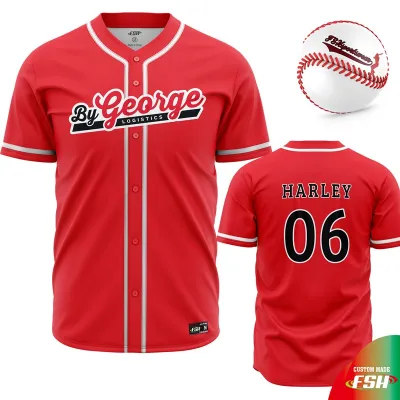 Wholesale Oem Cheap Blank Fashion Baseball Jersey Style Shirt
