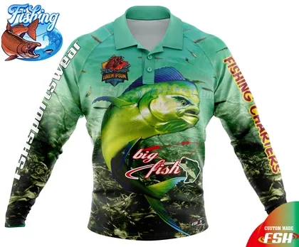 Custom Sublimated Fishing Polo Shirt SP32
