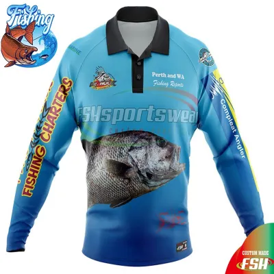 Fishing Jersey Long Sleeve Fishing Shirt Breathable Quick Dry Anti-UV Outdoor Fishing Jersey