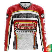 OEM custom sublimation print mountain bike jersey