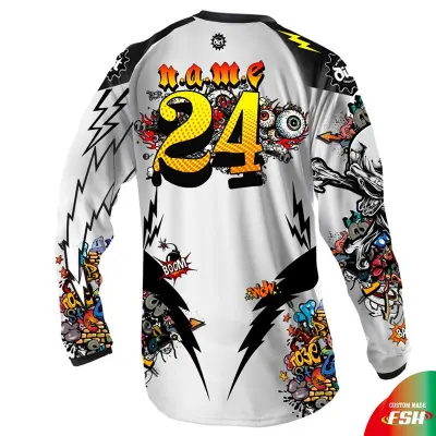Quick-dry mountain bike MTB jersey,light weight downhill jersey for race