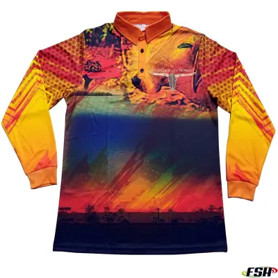 Sublimation Customized Long Sleeve Fishing Polo Shirts T Shirts Fishing Tops  with UV Protection - China Fishing Shirt and Fishing Tops price