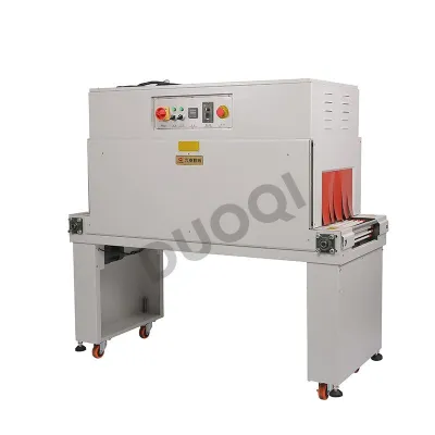 Máquina de selagem tipo L totalmente automática DQL-5545 + BSQ-4525 + máquina termoencolhível a temperatura constante