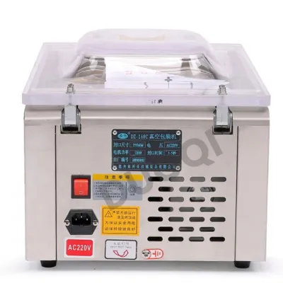 DUOQI DZ-260A automatic commercial packing sealer single chamber meat fish chicken vacuum packaging machine for packer