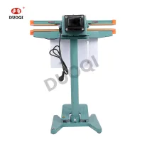 DUOQI PFS-650*2 double sealer food industry aluminum frame foot pedal sealing machine