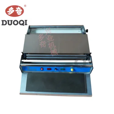 DUOQI BX-450 heat cutting sealing wrapping machine manual hand wrapper forsuper market sealing machine