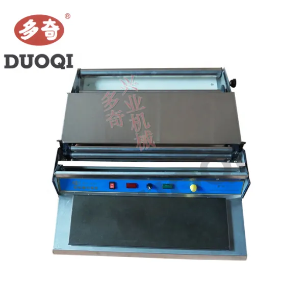 DUOQI BX-450 heat cutting sealing wrapping machine manual hand wrapper forsuper market sealing machine