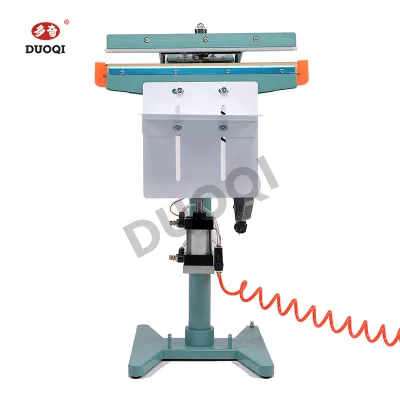 DUOQI PFS-450*1 pneumatic aluminum frame instantly heat sealer foot pedal sealing machine for the medical suit