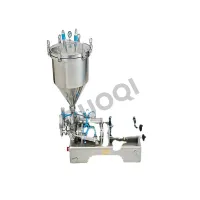 DUOQI G1WGD thick paste pneumatic filling machine with air pressure hopper 