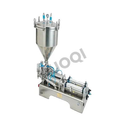 DUOQI G1WGD thick paste pneumatic filling machine with air pressure hopper 