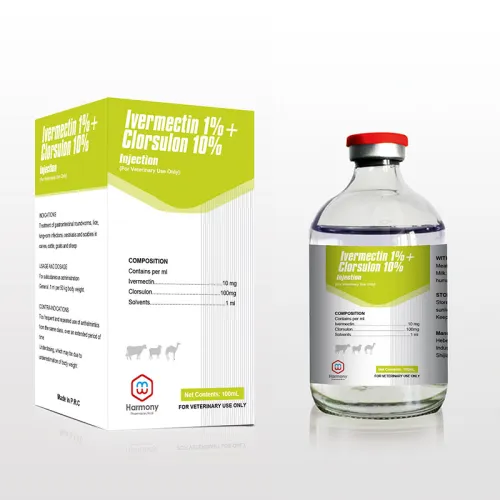 Injection d'ivermectine 1% + clorsulon 10%