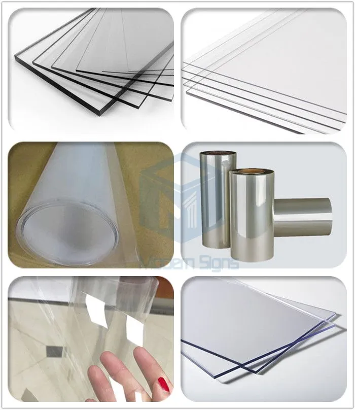1.5mm Food Grade Thermoforming Transparent Rigid Thin Plastic PVC Sheet  Roll