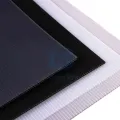 Защита пола 2мм 250гсм 300гсм черный лист Corflute PP Coroplast гофрированный пластиковый лист
