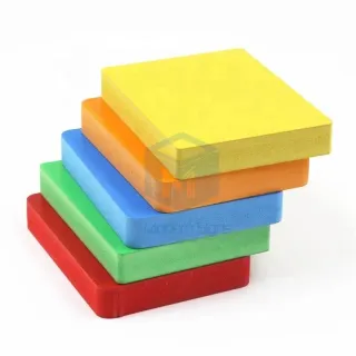 Placa de espuma de PVC de cores