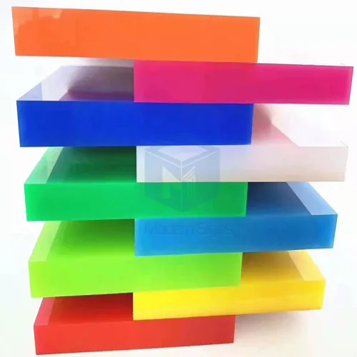 Modern Signs Plástico de cores diferentes acrílico PMMA folha de plexiglass