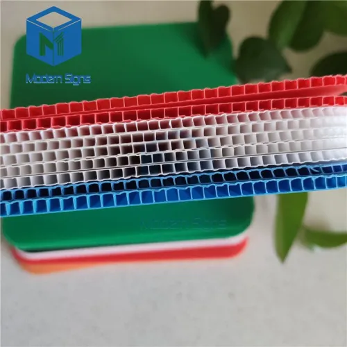 colors white black yellow blue green red PP coroplast sheet PP hollow board