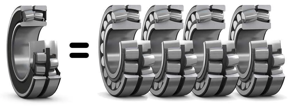 Sealed spherical roller bearings