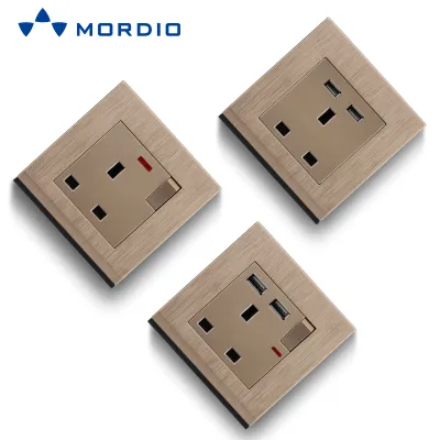 K2 Golden 13A Sockets with 2.1A USB Outlets