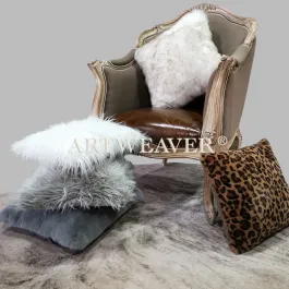 Faux cowhide chair cushions shop