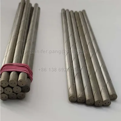 Carbide Rods with Helix Holes