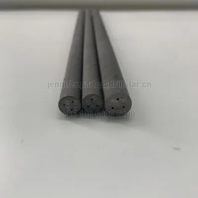  Carbide Rods with Triple Helix Holes