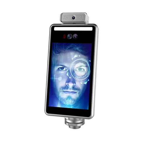 8 polegada termômetro de reconhecimento facial câmera de reconhecimento facial rosto comparecimento do tempo da máquina controlador de acesso à porta