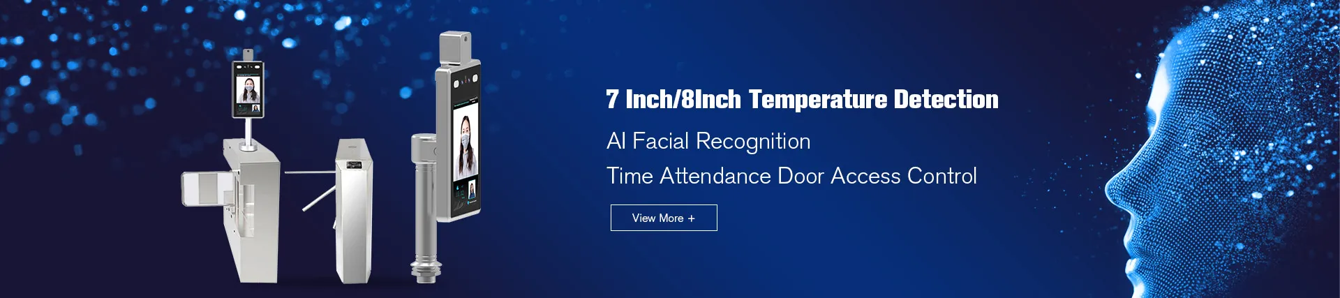 Dispositivo de reconocimiento facial de detección de temperatura AI