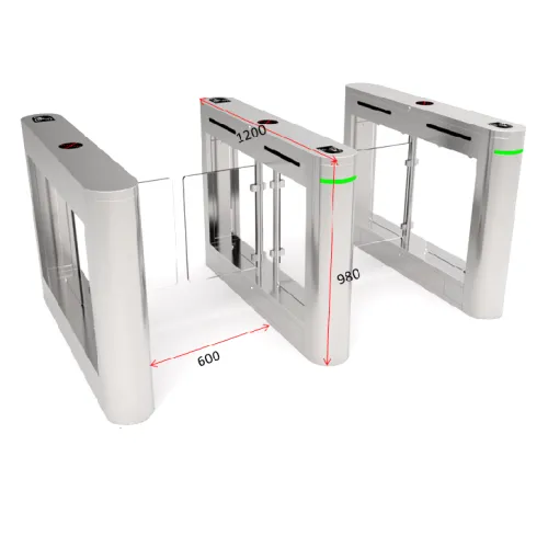 Automatic Swing Gate Auto Swing Turnstile Gate barcode Rfid Access Control