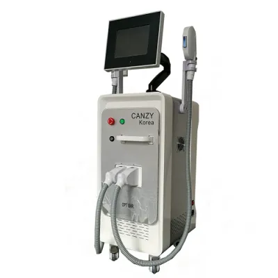 Professional 2 Handles Opt/Shr/IPL Painfree Permanent Hair Removal Machine for Sale