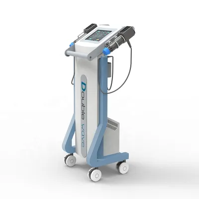 Body pain relief Double handles electromagnetic shockwave machine with ED therapy 