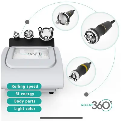 Professional LED 360 Degree Rotating Rf machine for Facial Lifting Skin Tightening Body Slimming