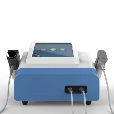 Electromagnetic /Pneumatic 2 handles Shockwave Machine with ED treatment