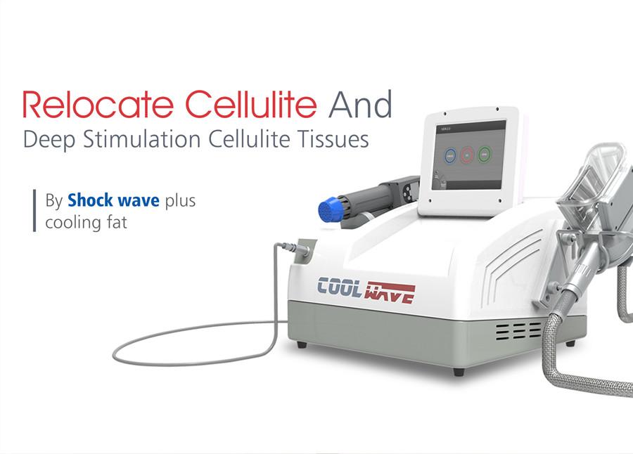 2 in one coolwave shockwave  Cryolipolysis Slimming Machine