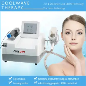 2 in one coolwave shockwave  Cryolipolysis Slimming Machine