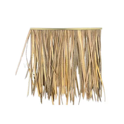 synthetic pvc artificial palm bamboo umbrella thatch 