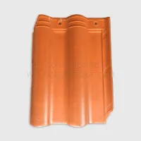 Chinese double color glazed clay roof tiles 