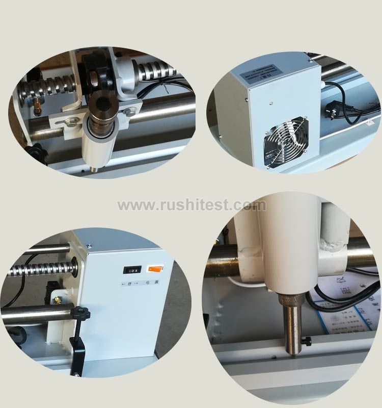 Motor driven steelbar marking off machine