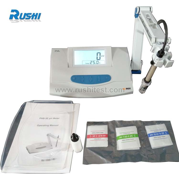 PHS-3E PH meter is a commonly used laboratory precision pH meter.