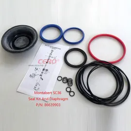 Montabert SC36 Seal Kit 86639903 Diaphragm 86639952 SC-36