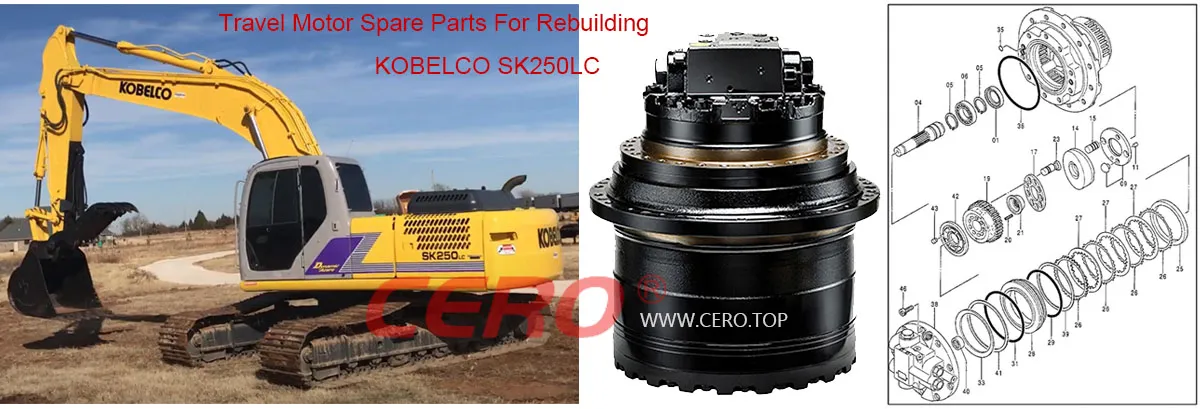 KOBELCO SK250LC Travel Motor Spare Parts