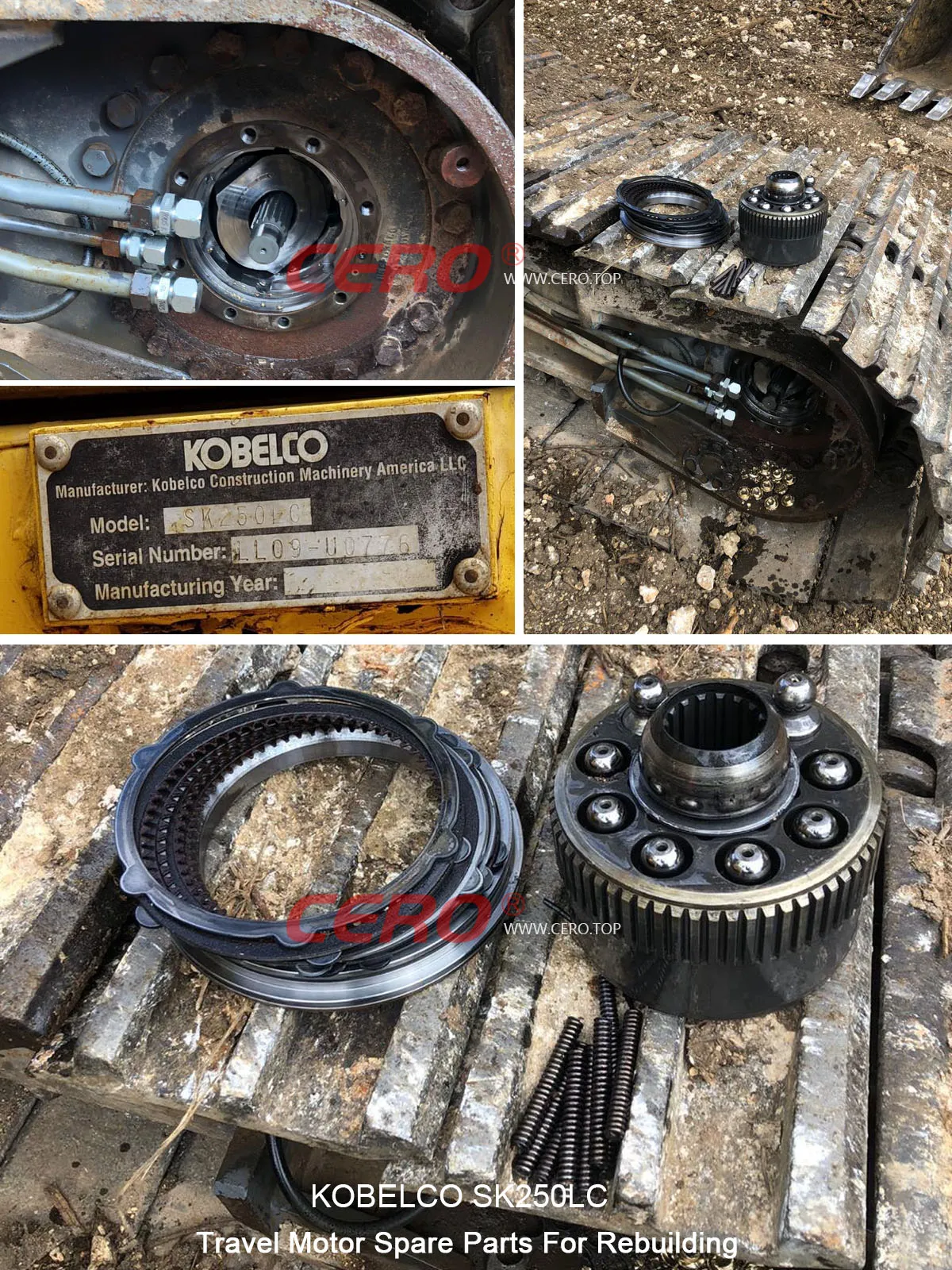 KOBELCO SK250LC Travel Motor Spare Parts